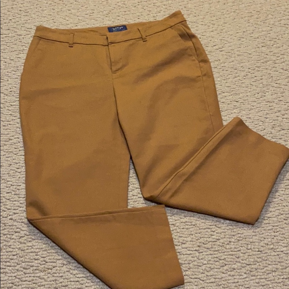 Old Navy Mustard Harper Mid-rise Pants